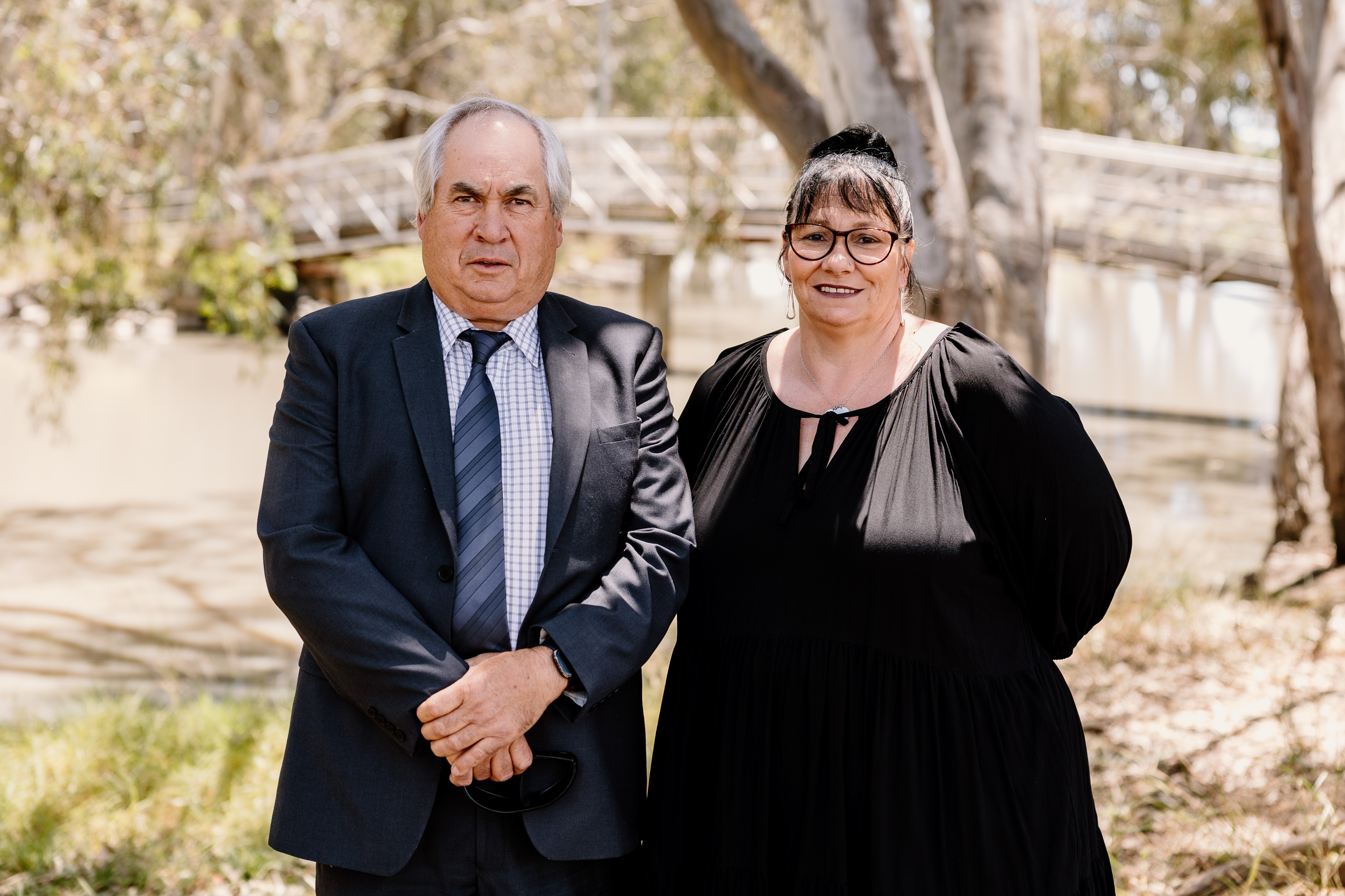 Deputy Mayor Andrew McLean and Mayor Kylie Zanker