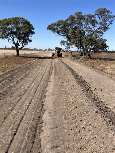 Central Works East Mount Pleasant Road East grading grader