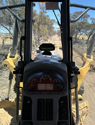 Northern Central Works Counstables Road grader cockpit